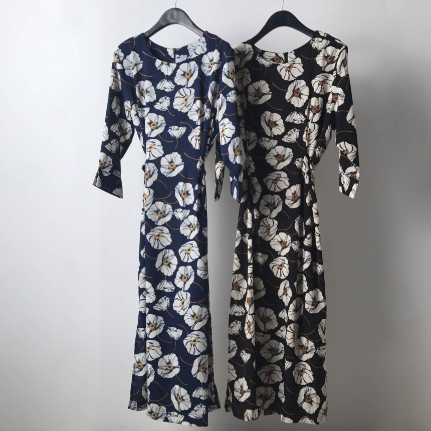 New Women Dress Paradise Flower Long One Piece Bea