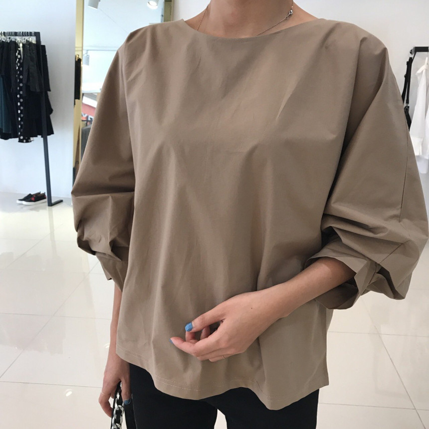 NEW FASHION LADY GIRL Blouse Balloon Shirt Classic