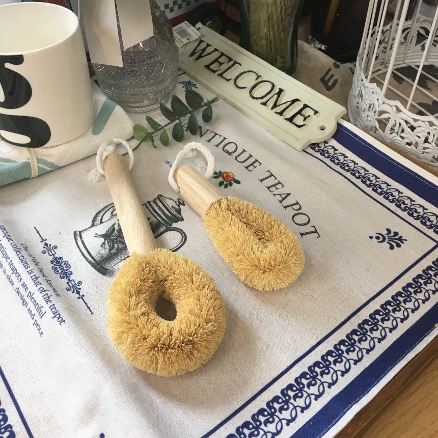 Scrubber Dish Washing Made in Japan Palm Tree Mult