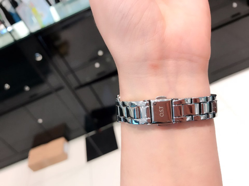 <b><p>OST White Silver Moon Phase Couple Watch</p></b><b><p>OST ホワイトシルバームーンフェイズカップル時計 OTC116514FLS 2SS</p></b><br /><br /><p align='center'>