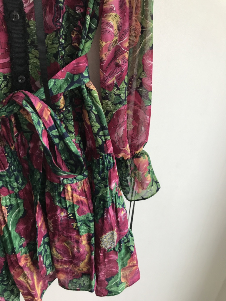 New Women Dress Flower One Piece Modern and Chic F