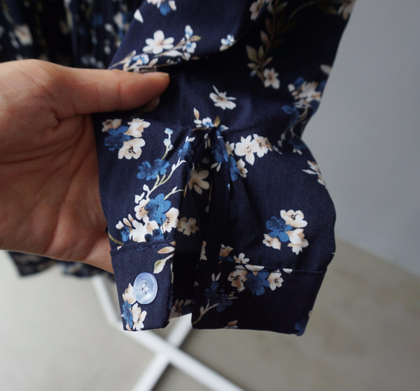 New Women Dress Bumpy Flower Slub Pleat Midi Dress