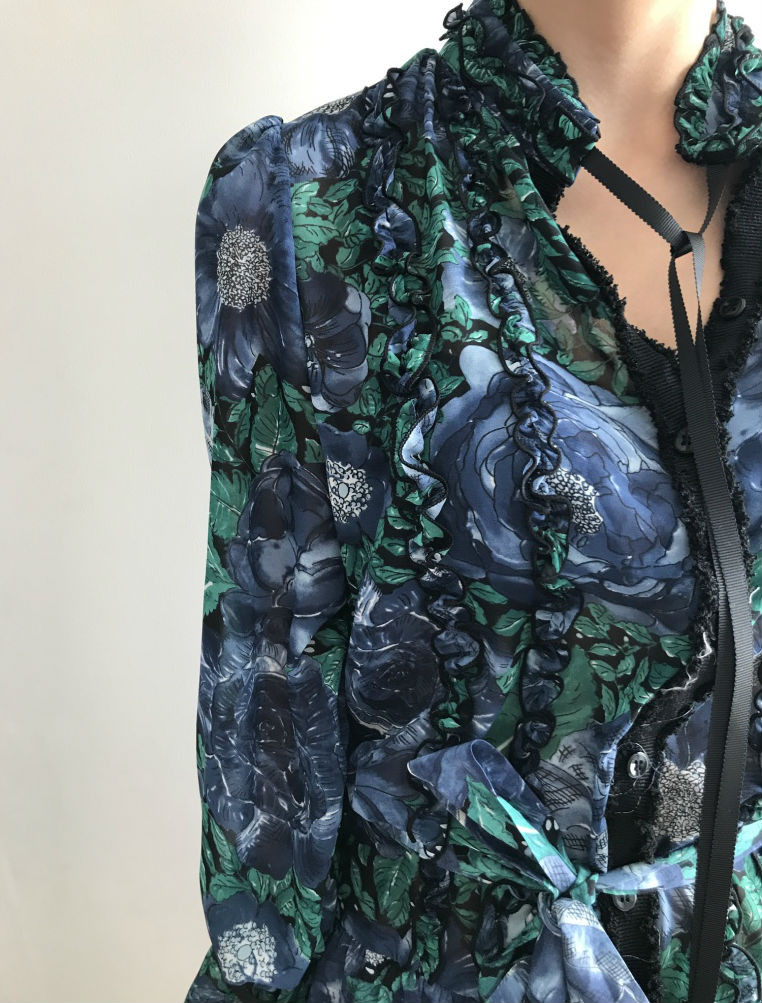 New Women Dress Flower One Piece Modern and Chic F