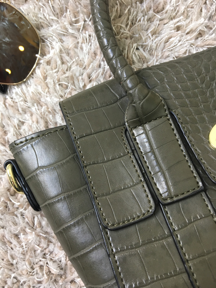 New Mini Alligator Handbag 2col