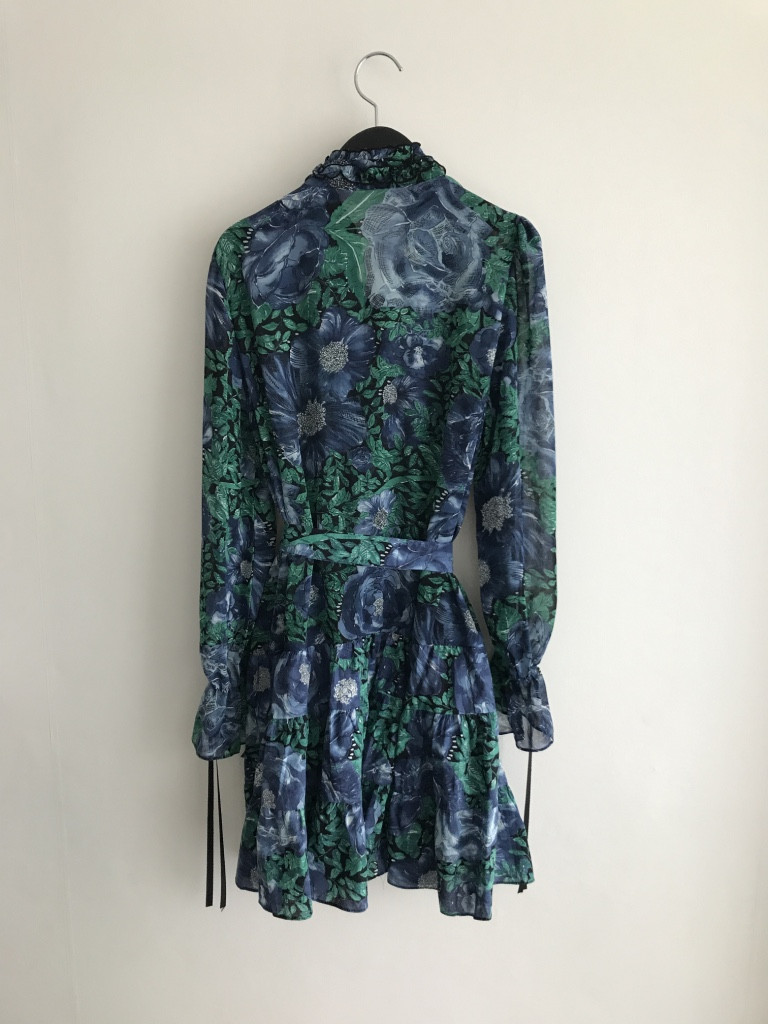 New Women Dress Flower One Piece Modern and Chic F