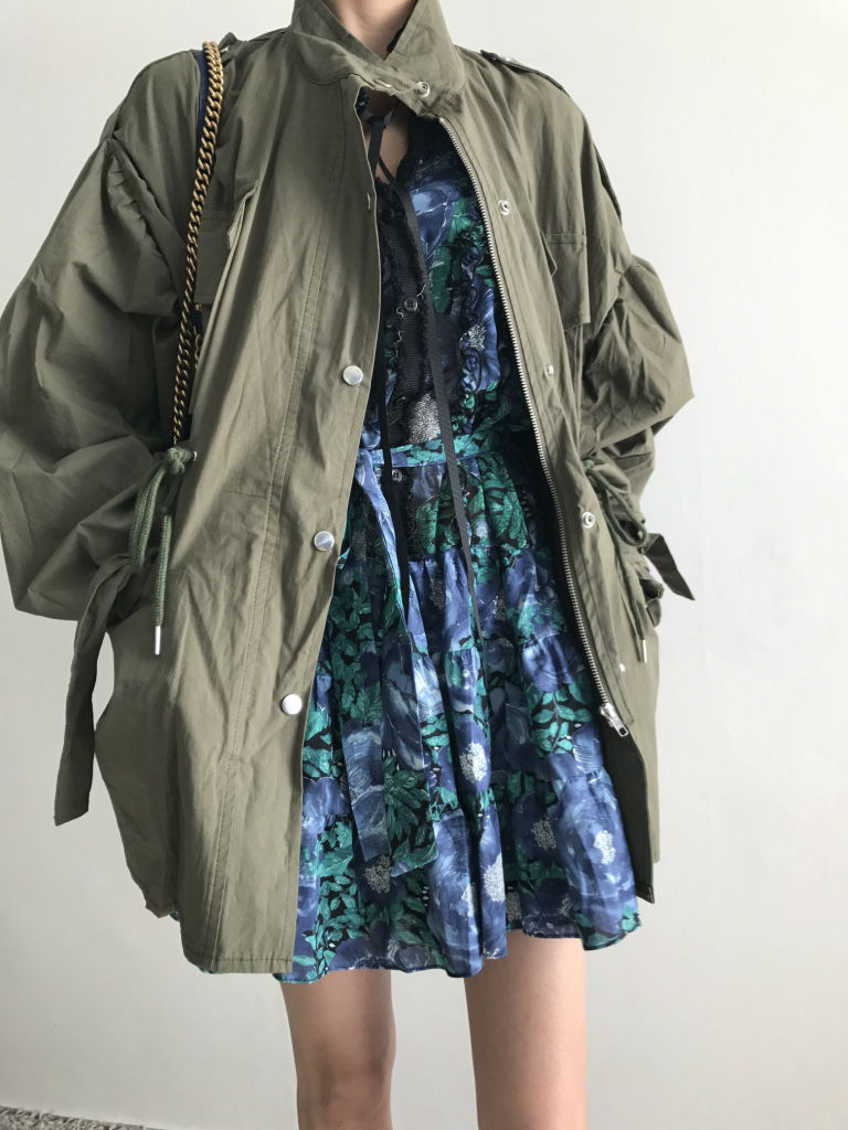 New Women Dress Flower One Piece Modern and Chic F