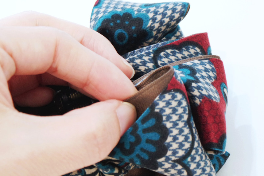 New flower pie king tongs ribbon hairpin 4color ba