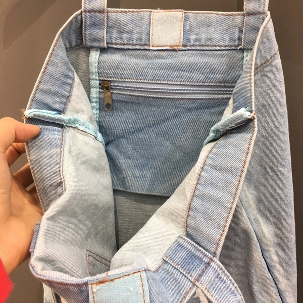 TOTE ECO SHOPPING TRAVEL Seventeen Denim Eco Bag B