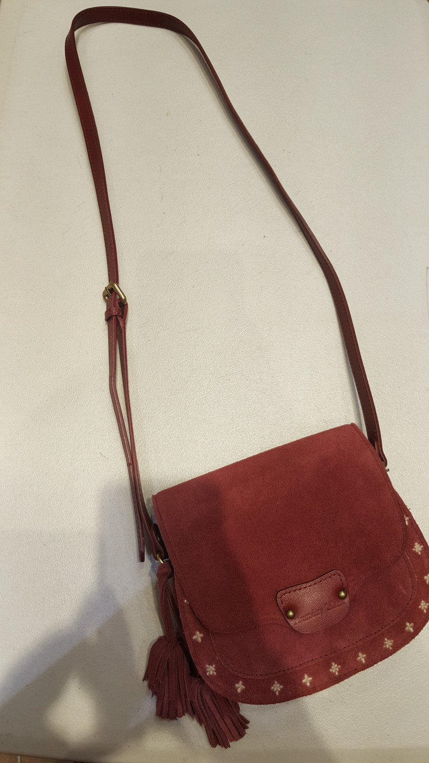 New Sausage Day Island Natural Cowhide Embroidery 