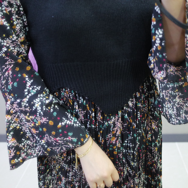 New Women Dress Flower One-piece Vest Coat Women T