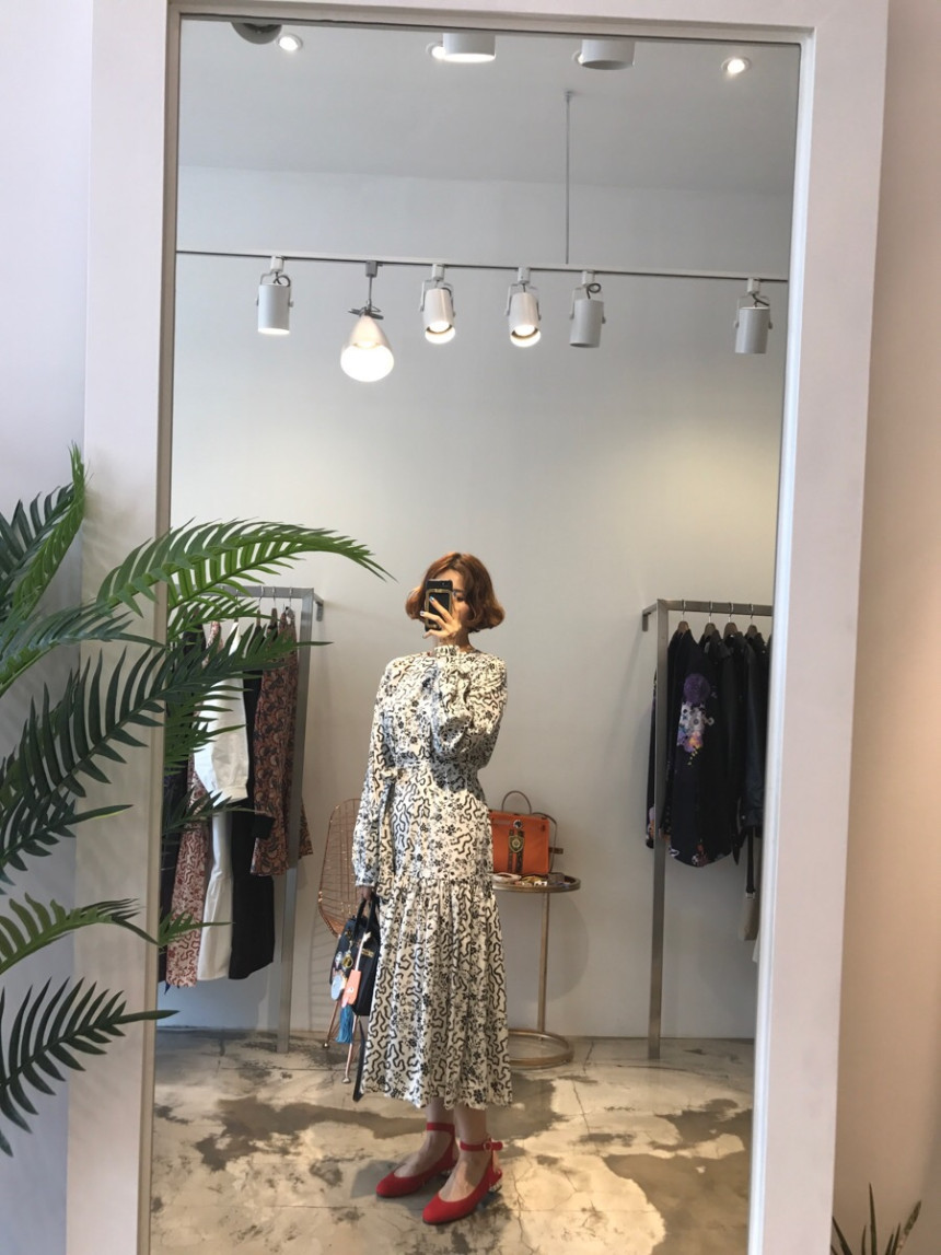 New Women Dress Long stretch dress ethnic long-sle