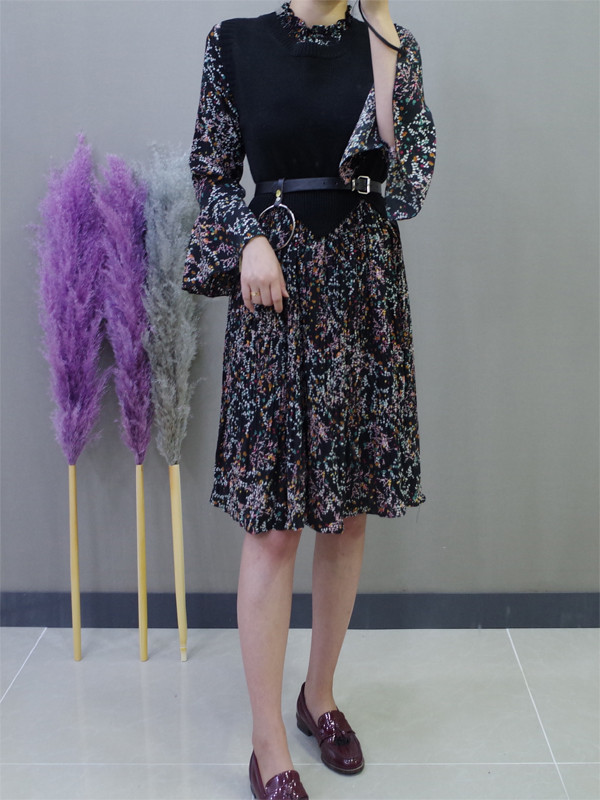 New Women Dress Flower One-piece Vest Coat Women T