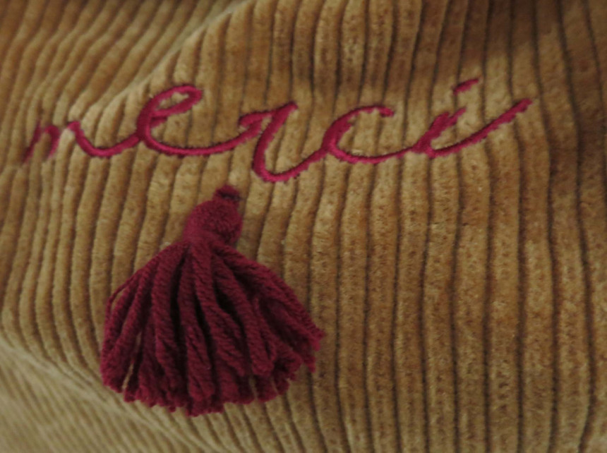 Merci Corduroy Eco Bags Stiff items Everyday Fashi