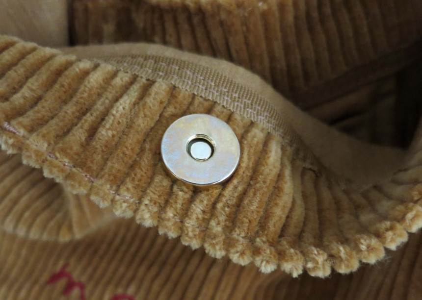 Merci Corduroy Eco Bags Stiff items Everyday Fashi