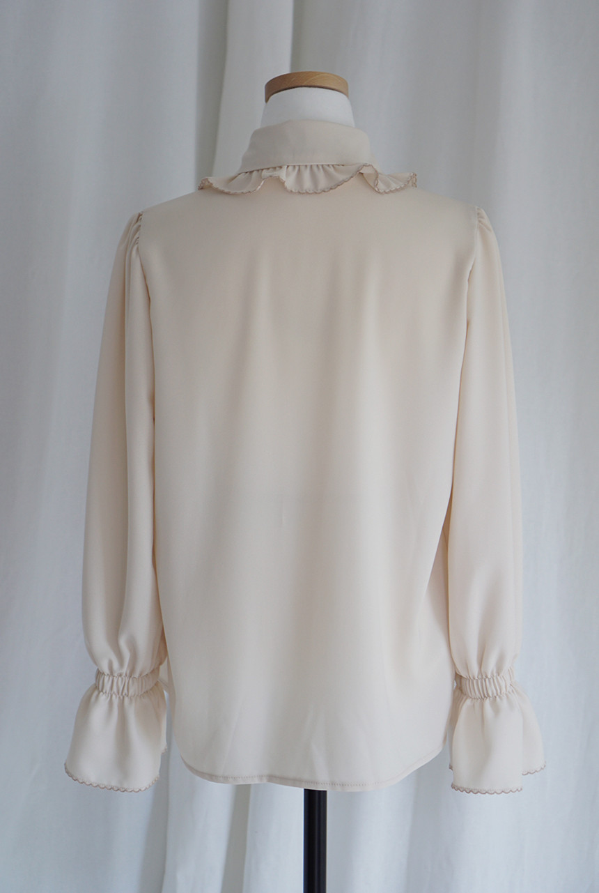 NEW FASHION LADY GIRL Blouse Lace ruffle ribbon bl