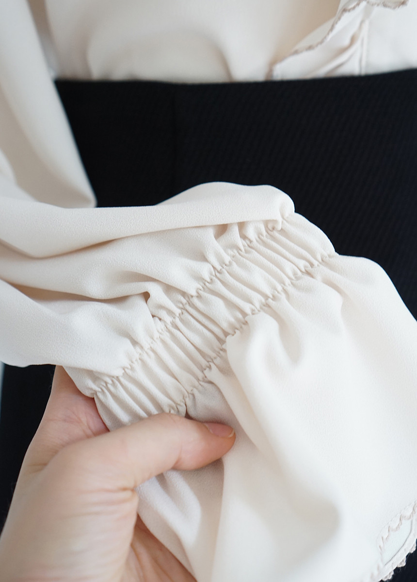 NEW FASHION LADY GIRL Blouse Lace ruffle ribbon bl