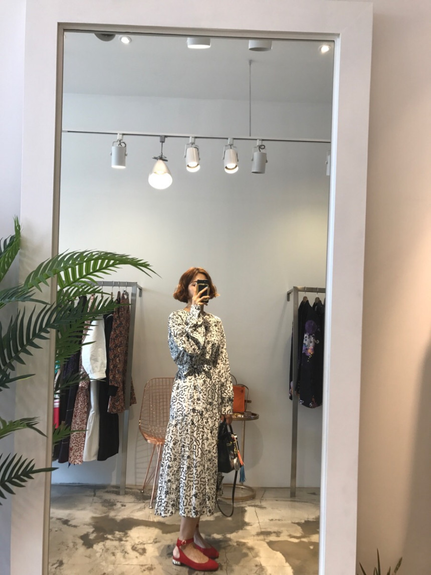 New Women Dress Long stretch dress ethnic long-sle