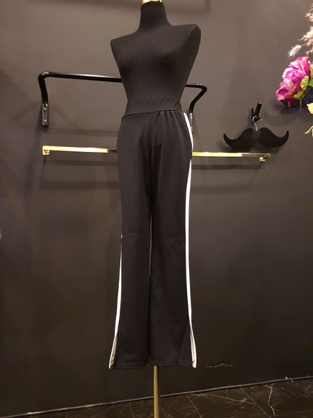New Women's Pants Track Span Side Line Color Bo