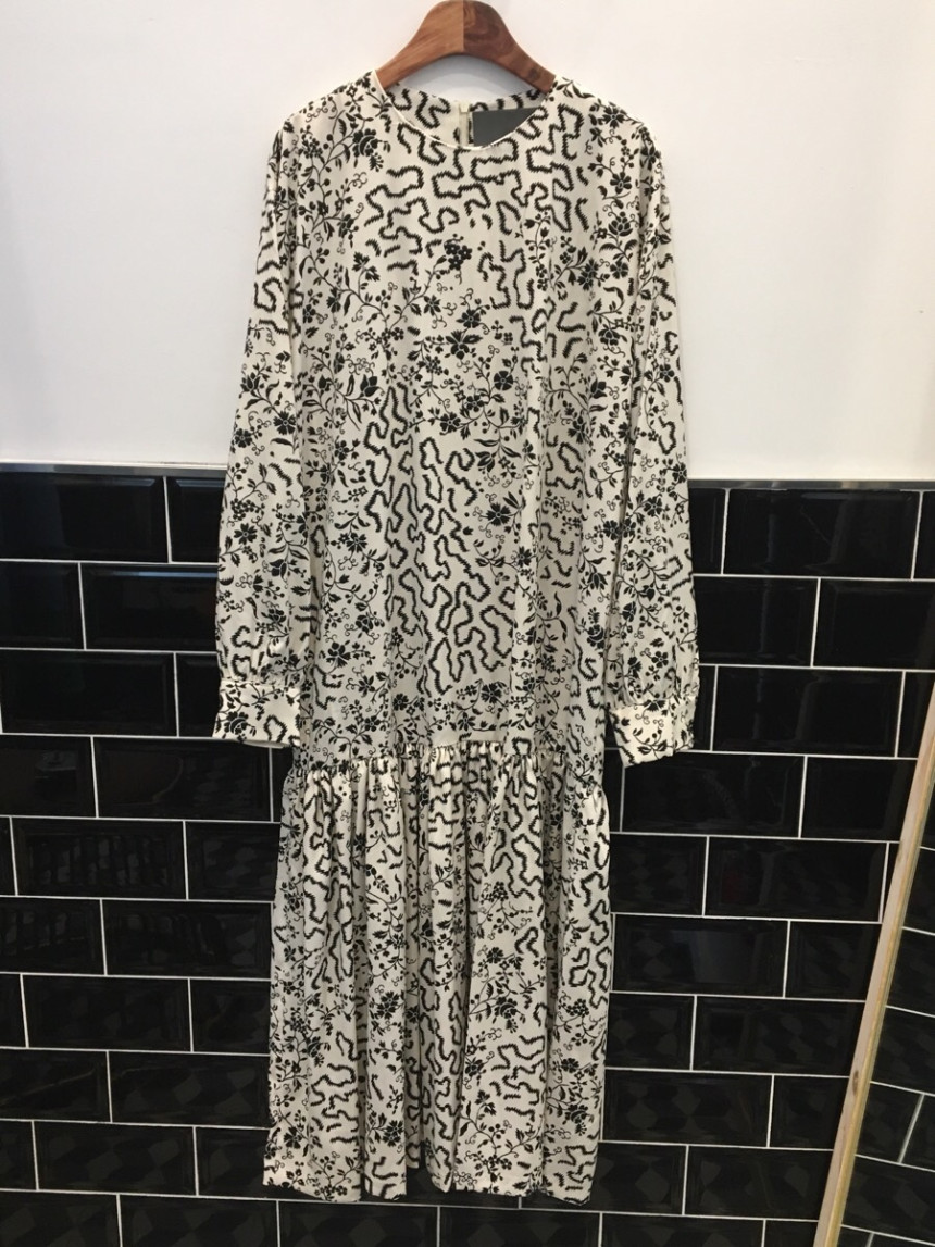 New Women Dress Long stretch dress ethnic long-sle