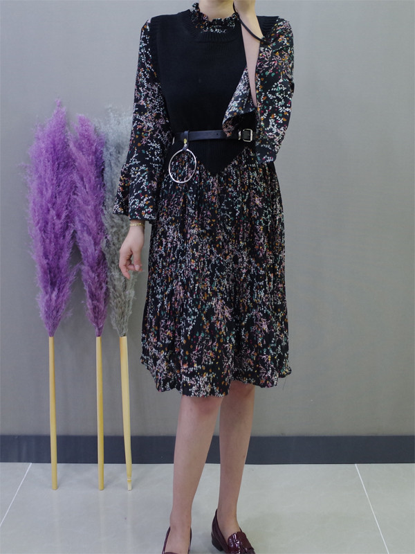 New Women Dress Flower One-piece Vest Coat Women T