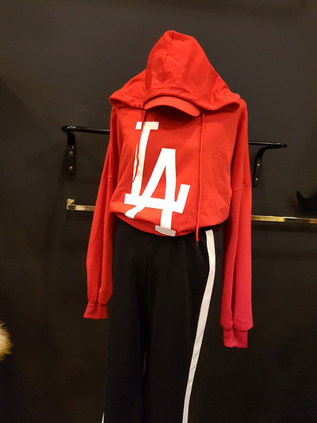 New Women's Pants Track Span Side Line Color Bo