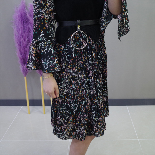 New Women Dress Flower One-piece Vest Coat Women T