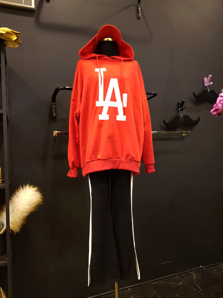 New Women's Pants Track Span Side Line Color Bo