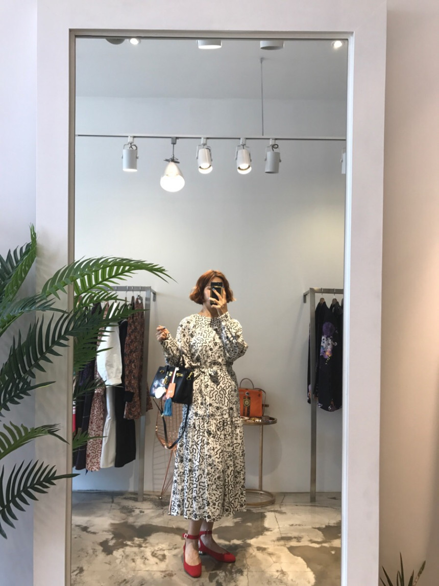 New Women Dress Long stretch dress ethnic long-sle