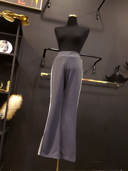 New Women's Pants Track Span Side Line Color Bo