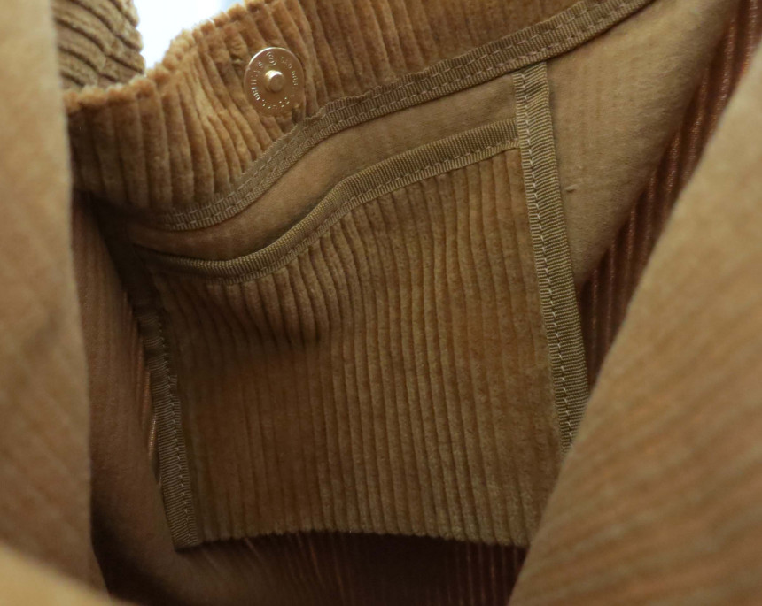 Merci Corduroy Eco Bags Stiff items Everyday Fashi