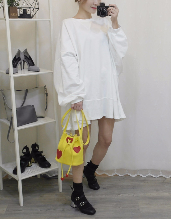 New Heart Mini Suits Cross Back Cute Size Vivid Da