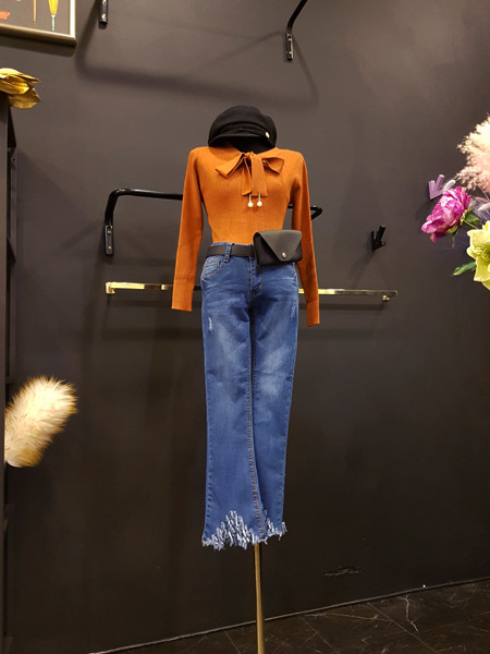 Korea Jeans Pants Washing Hem Hemming Surgery Span