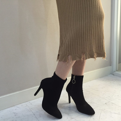 Long-sleeved knit long skirt 20 women's name by