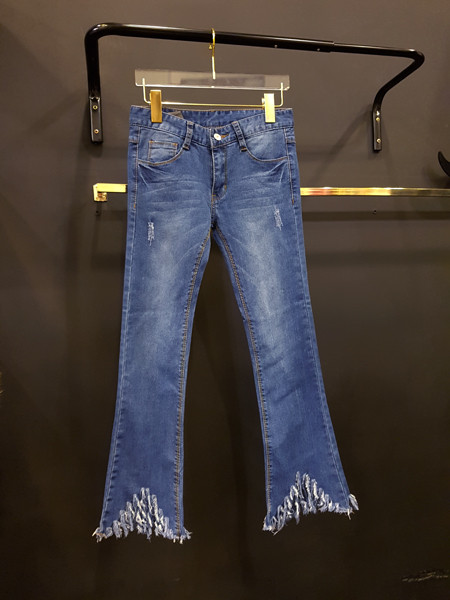 Korea Jeans Pants Washing Hem Hemming Surgery Span