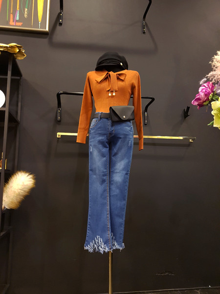 Korea Jeans Pants Washing Hem Hemming Surgery Span