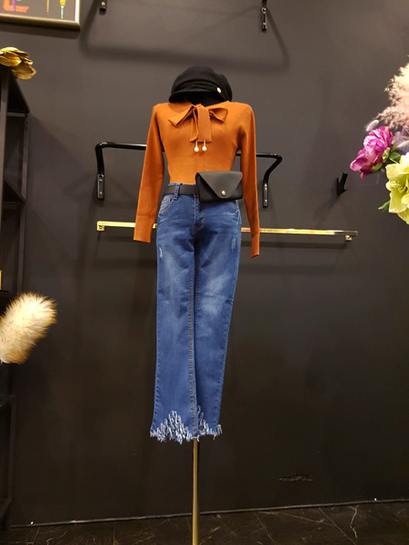 Korea Jeans Pants Washing Hem Hemming Surgery Span