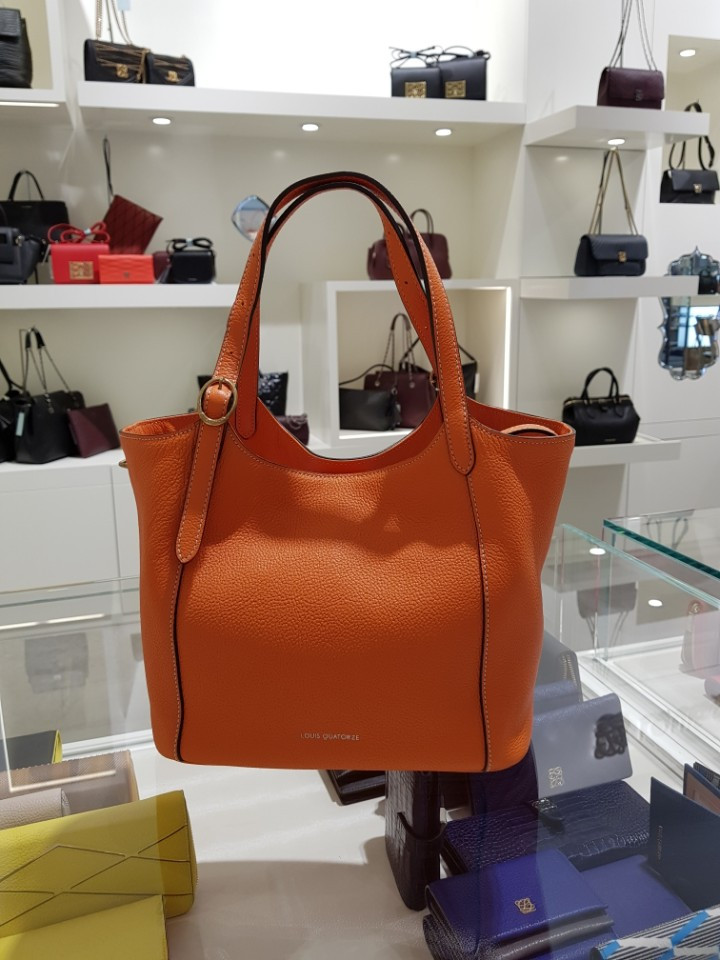 New Women's Bags Louis Quatorze Orange Tote HK3