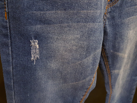 Korea Jeans Pants Washing Hem Hemming Surgery Span