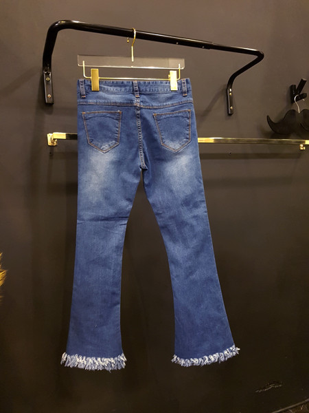 Korea Jeans Pants Washing Hem Hemming Surgery Span