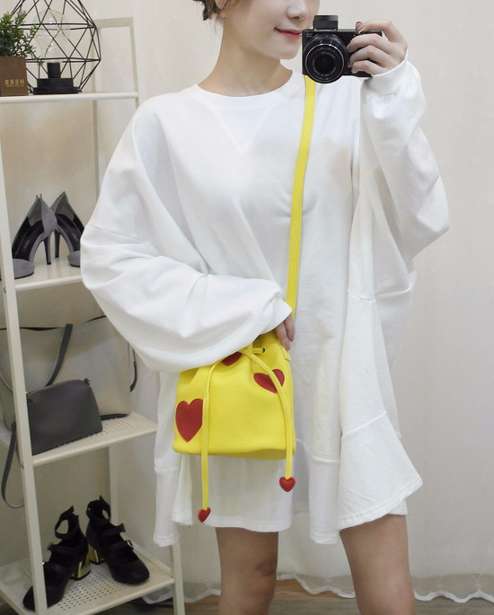 New Heart Mini Suits Cross Back Cute Size Vivid Da