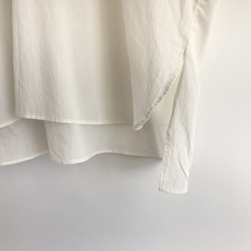 Cotton Henley Neck Shirt DT170310027-11 Blouse Gir