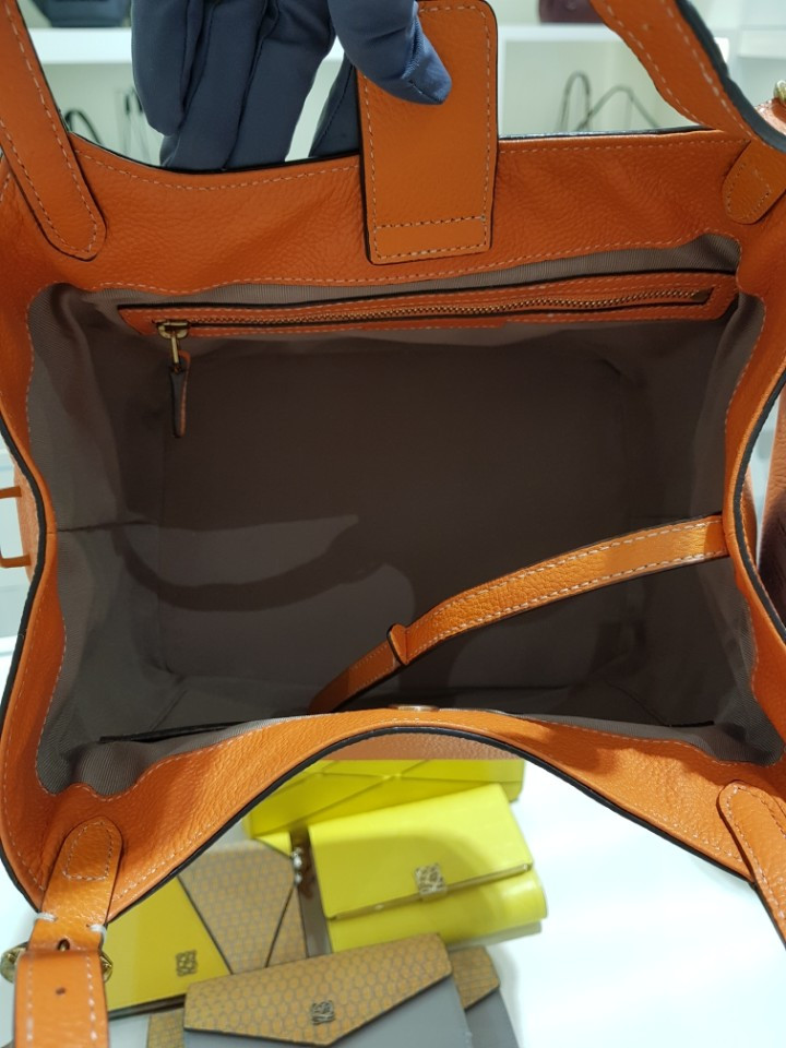 New Women's Bags Louis Quatorze Orange Tote HK3