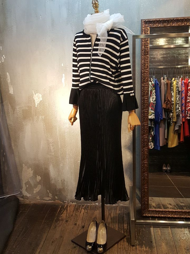 Lovely Pleated Long Skirt