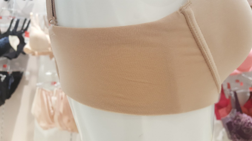 New triumph B ~ D cup skin color pima cotton t-shi