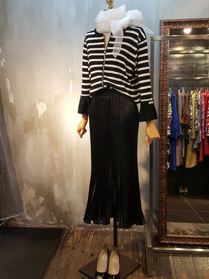 Lovely Pleated Long Skirt