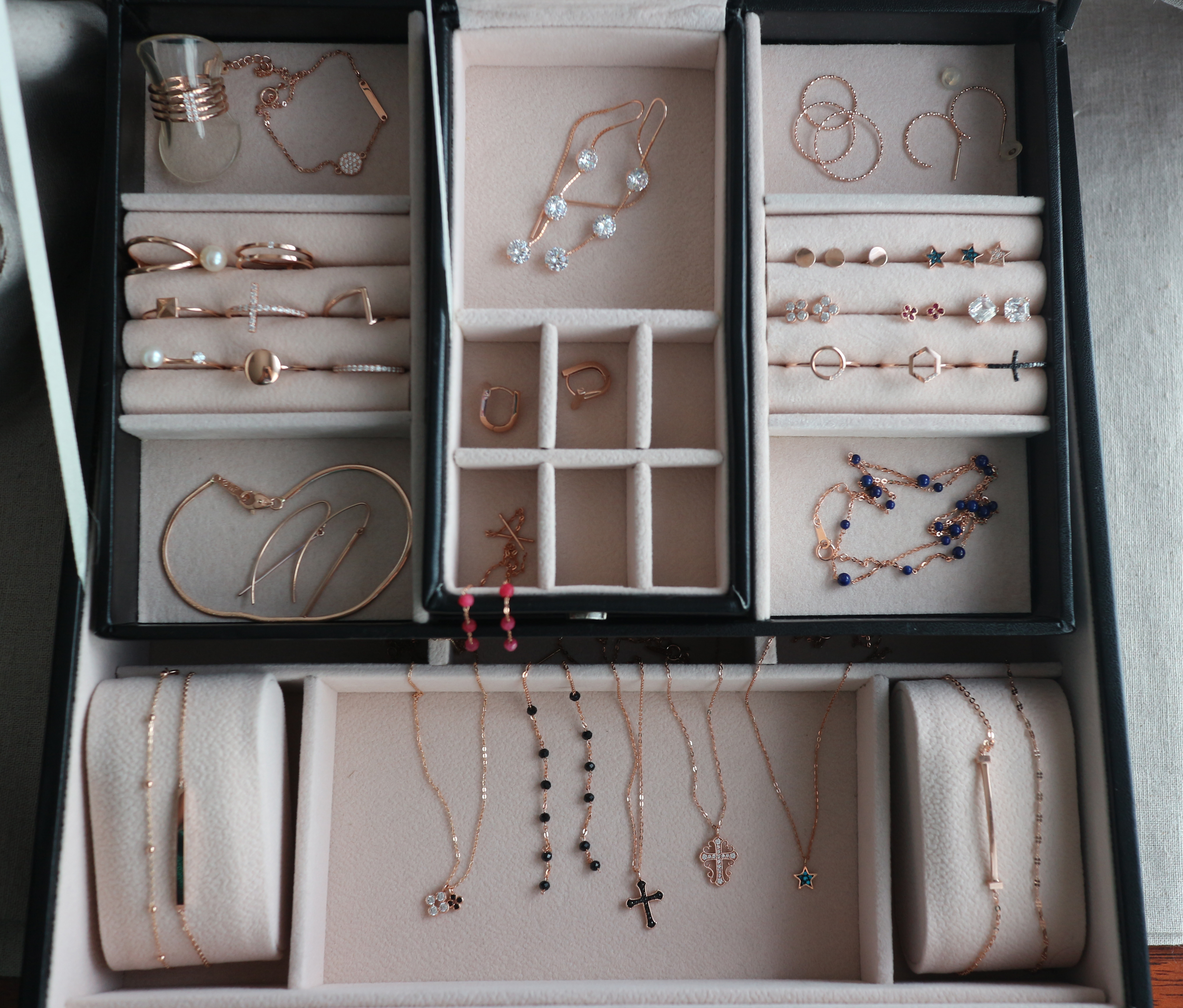 Clover Necklace Feminine charms 30s 14k gifts Four