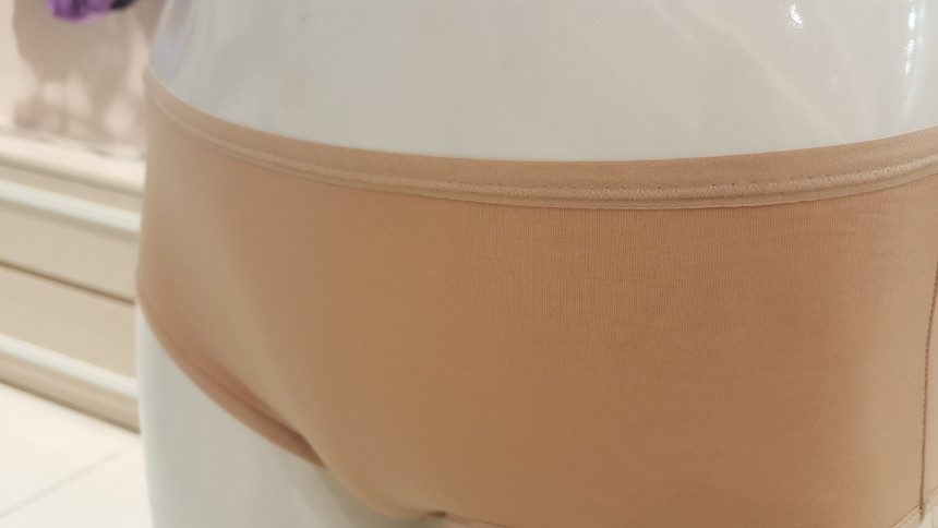 New triumph B ~ D cup skin color pima cotton t-shi