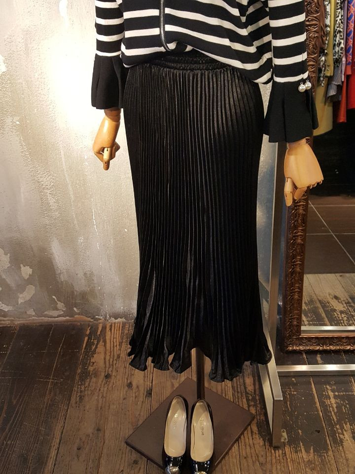 Lovely Pleated Long Skirt