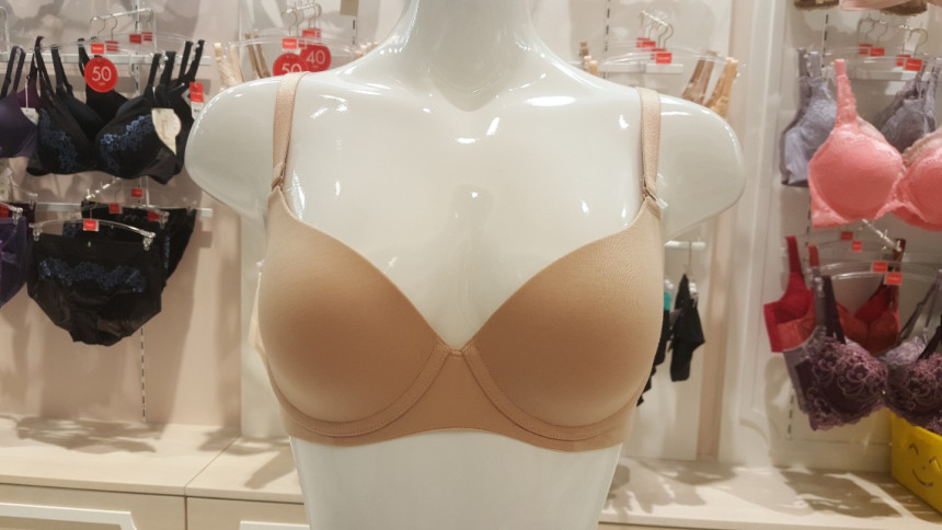 New triumph B ~ D cup skin color pima cotton t-shi