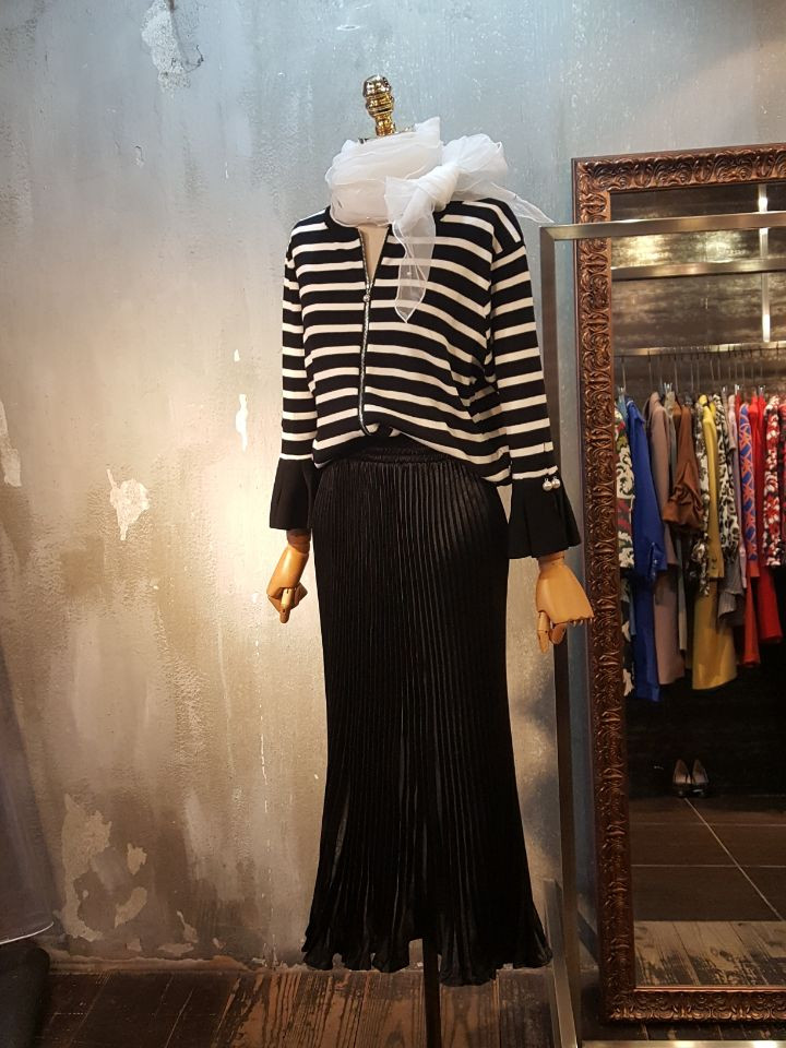 Lovely Pleated Long Skirt